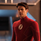 Grant Gustin unmasked as Barry Allen in The Flash.